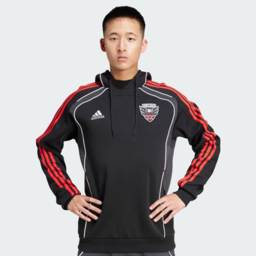 Adidas Black Heritage Soccer Hoodie